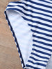 Halter Tassels Striped One Piece Monokini Swimwear