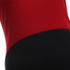 Brief Short Sleeve Round Collar Color Block Women Dress