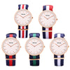 SKONE 6165G Male Quartz Watch Daily Waterproof Concise Style Nylon Band Japan Movt Wristwatch