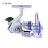 YUMOSHI 12BB Half Metal Spinning Reel Fishing Tackle with Foldable Handle