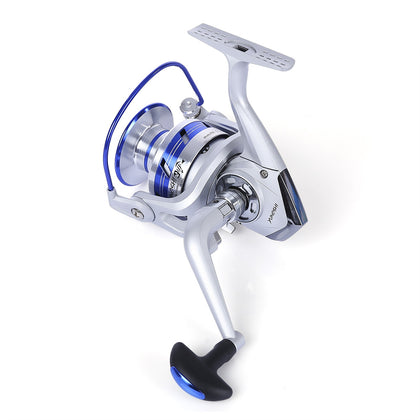 YUMOSHI 12BB Half Metal Spinning Reel Fishing Tackle with Foldable Handle