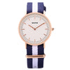 SKONE 6165L Female Quartz Watch Daily Waterproof Concise Style Nylon Band Japan Movt Wristwatch