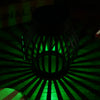 Circular Solar Powered LED Night Light Emergency Waterproof Pumpkin Lamp