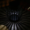 Circular Solar Powered LED Night Light Emergency Waterproof Pumpkin Lamp