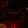 Circular Solar Powered LED Night Light Emergency Waterproof Pumpkin Lamp