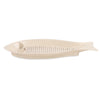 Fish Shape Wheat Straw Dumpling Dish with Seasoning Plate