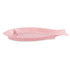 Fish Shape Wheat Straw Dumpling Dish with Seasoning Plate