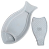 Fish Shape Wheat Straw Dumpling Dish with Seasoning Plate