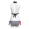 Women Beach Swimming Sexy Striped Bikini Separated Swimsuit