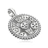 Novel Men Gearwheel Shape Pewter Slide Pendant