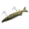 Proberos Outdoor Artificial 9 Sections Pike Fishing Lure