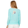Causal Long Sleeve V Neck Zipper Type Pullover Women T-shirt