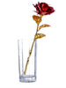 1PCS Gold Plated Rose Flower Birthday Gift