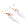 Old Classical Geometric Hexagonal Imitated Crystal Women Earrings