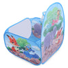 Ocean Ball Pit with Basket Kids Foldable Pool Tent