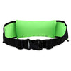 CHAOKUPAI Water Resistant Zipper Reflective Strips Headphone Jack Sports Waist Bag