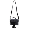 Guapabien Old Classical Style PU Leather Fringe Convertible Bag for Women