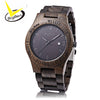 BigBen B01 Men Wooden Quartz Watch Date Display