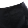 Brief Zipper Design Leather Women Skirt