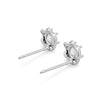 Lovely Wintersweet Shape Platinum Plated Stud Earrings for Women