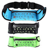 CHAOKUPAI Water Resistant Zipper Reflective Strips Headphone Jack Sports Waist Bag