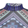 Sexy Tulle Diaphanous Colorful Print Skinny Top for Women