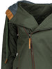 Active Hooded Skew Zippered Long Sleeve Thick Hoodie For Women
