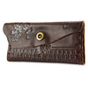 Chinese Characters Design Unisex Snap Fastener Wallet