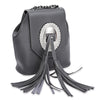 Guapabien Women Tassel Decoration Geometric Pattern Chain Shoulder Messenger Crossbody Mini Bag