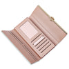 Guapabien Snap Fastener Card Holder Clutch Wallet for Women