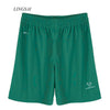 LINGSAI Outdoor Pure Color Elastic Band Running Shorts for Male