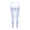 Women Stylish Pure Color Eyelets Criss Cross Legging