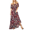 Off The Shoulder Maxi Floral Flowing Dress