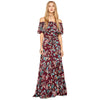Off The Shoulder Maxi Floral Flowing Dress