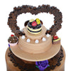 Rotatable Fancy Cake Wooden Music Box Toy for Kids