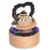 Rotatable Fancy Cake Wooden Music Box Toy for Kids