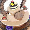 Rotatable Fancy Cake Wooden Music Box Toy for Kids