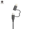 GGMM MFi Certification 8 Pin Micro USB 2.4A Data Cord 1M