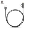 GGMM MFi Certification 8 Pin Micro USB 2.4A Data Cord 1M