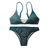 Stylish Square Laser Cut Women Bikini Set