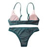 Stylish Square Laser Cut Women Bikini Set