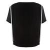 Women Stylish Chiffon Shirt Round Neck Stitching Top