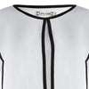 Women Stylish Chiffon Shirt Round Neck Stitching Top