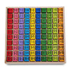 YOULEBI Multiplication Table Educational Toy 10 x 10 Figure Blocks for Child