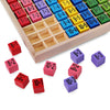 YOULEBI Multiplication Table Educational Toy 10 x 10 Figure Blocks for Child