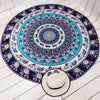 Chic Elephant Print Circle Women's Cover Up