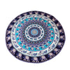 Chic Elephant Print Circle Women's Cover Up