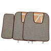 Car Seat Cover Flax Fabric Winter Soft and Warm Plush Cushion