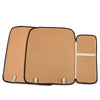 Car Seat Cover Flax Fabric Winter Soft and Warm Plush Cushion