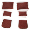 Car Seat Cover Flax Fabric Winter Soft and Warm Plush Cushion